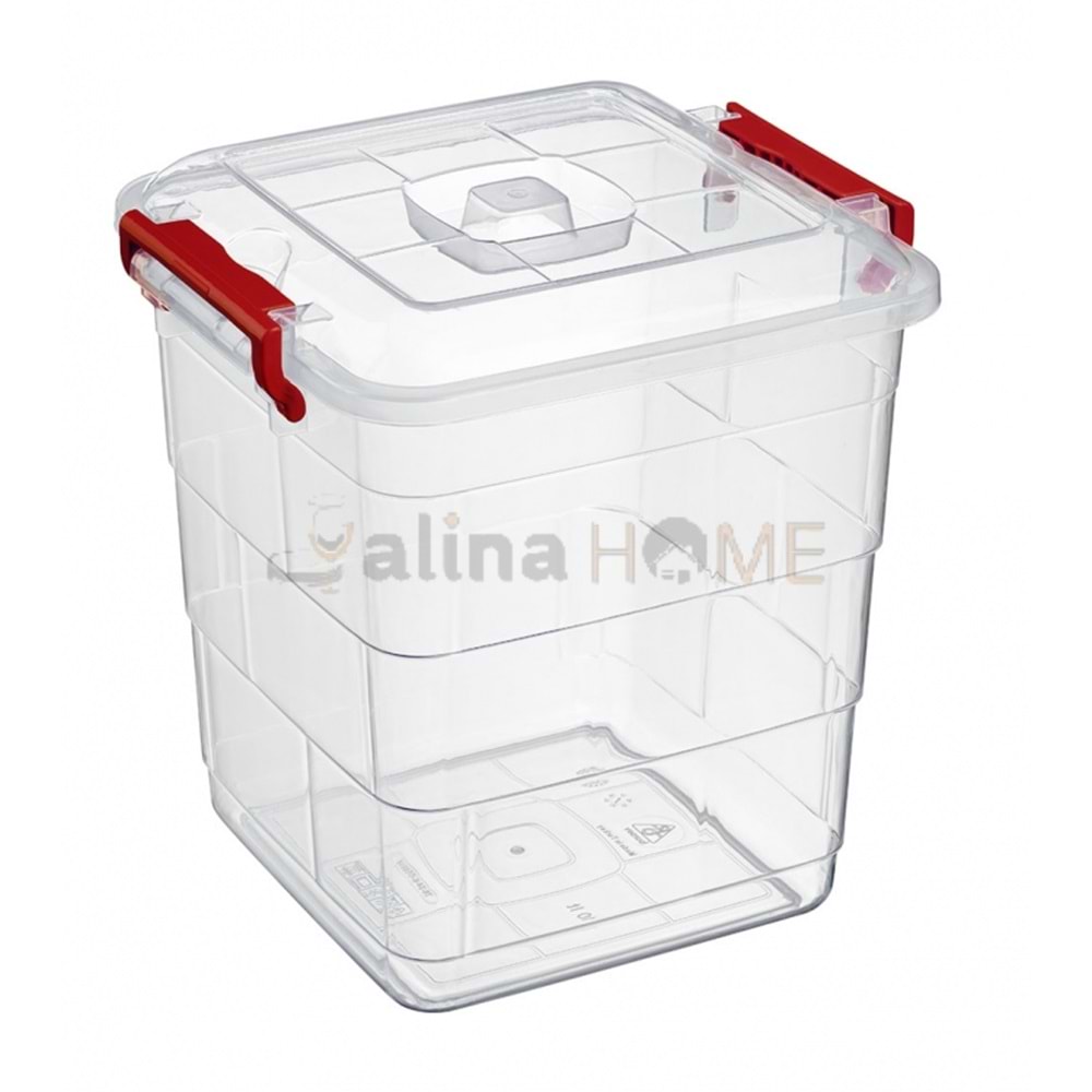 BURSEV TETRİS KARE SAKLAMA KABI 3 NO 16 LT 1*12