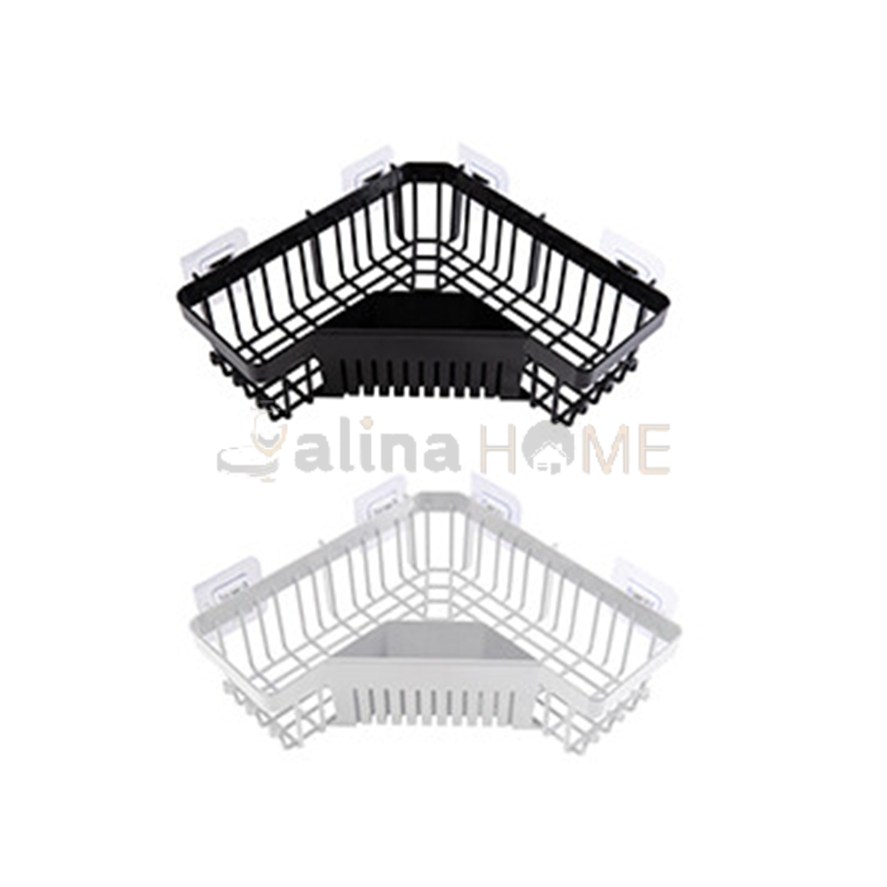 HEREVİN BANYO KÖŞELİĞİ SİYAH VE BEYAZ PLASTİK 1*24