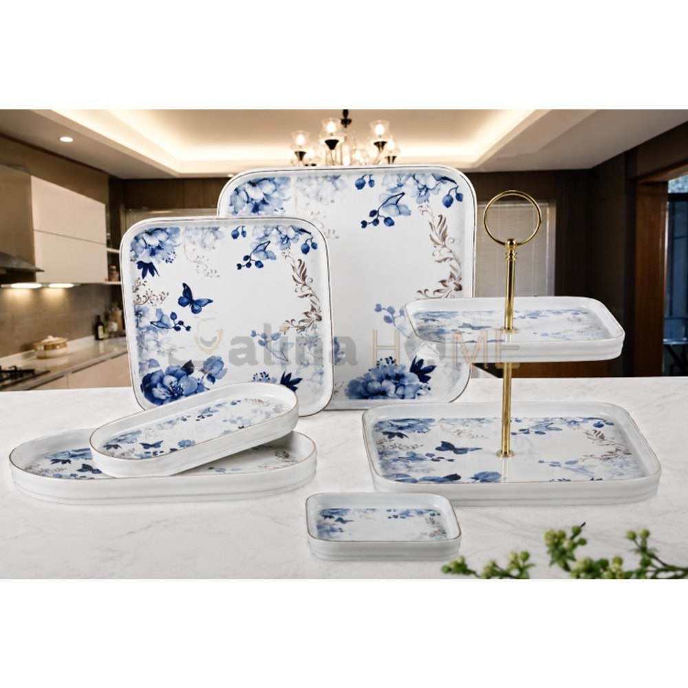 MTR PORSELEN KAHVALTI TAKIMI 25 PARÇA KARE 1*1