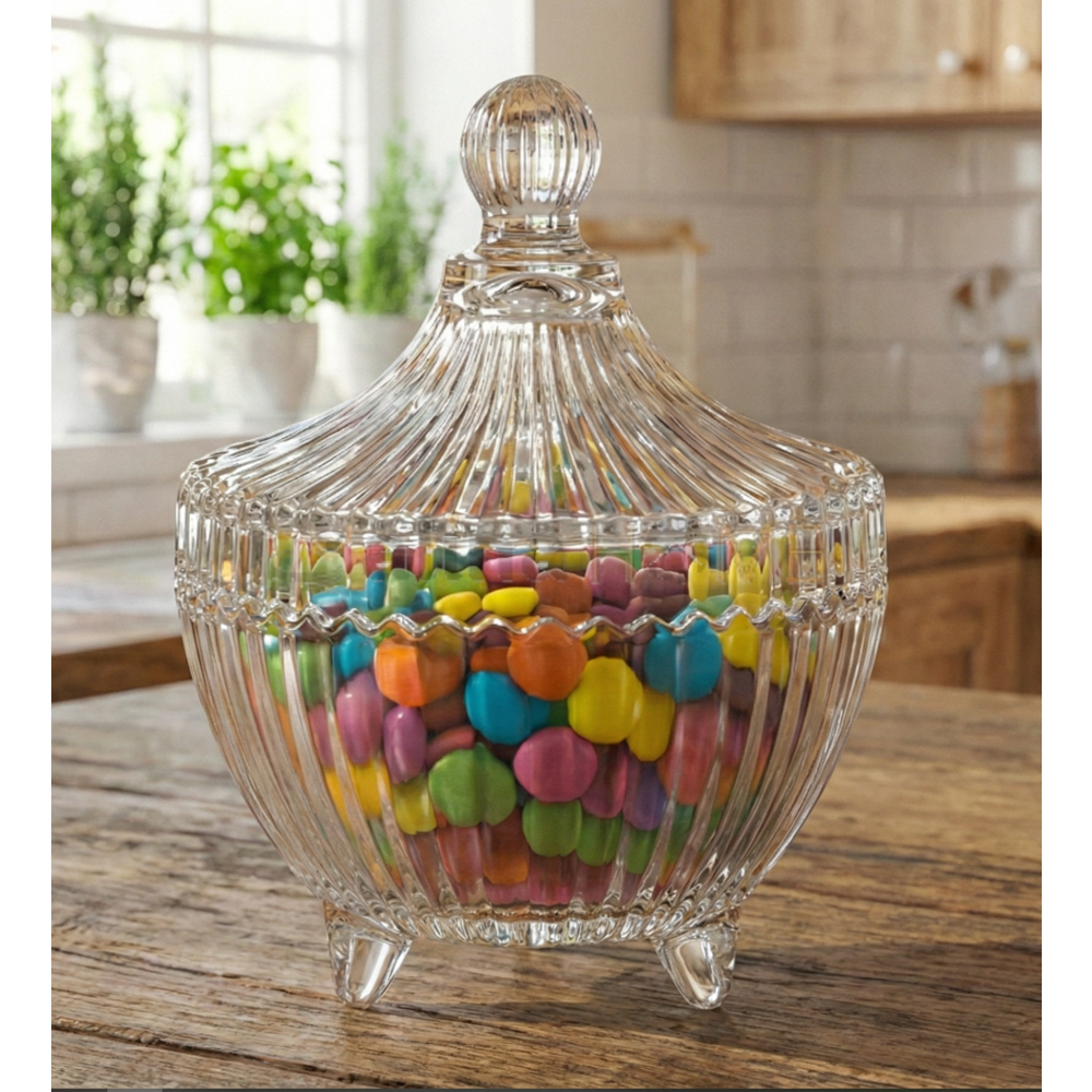MTR CAM ŞEKERLİK YESİNK GLASSJAR TG026B 13 CM 1*48