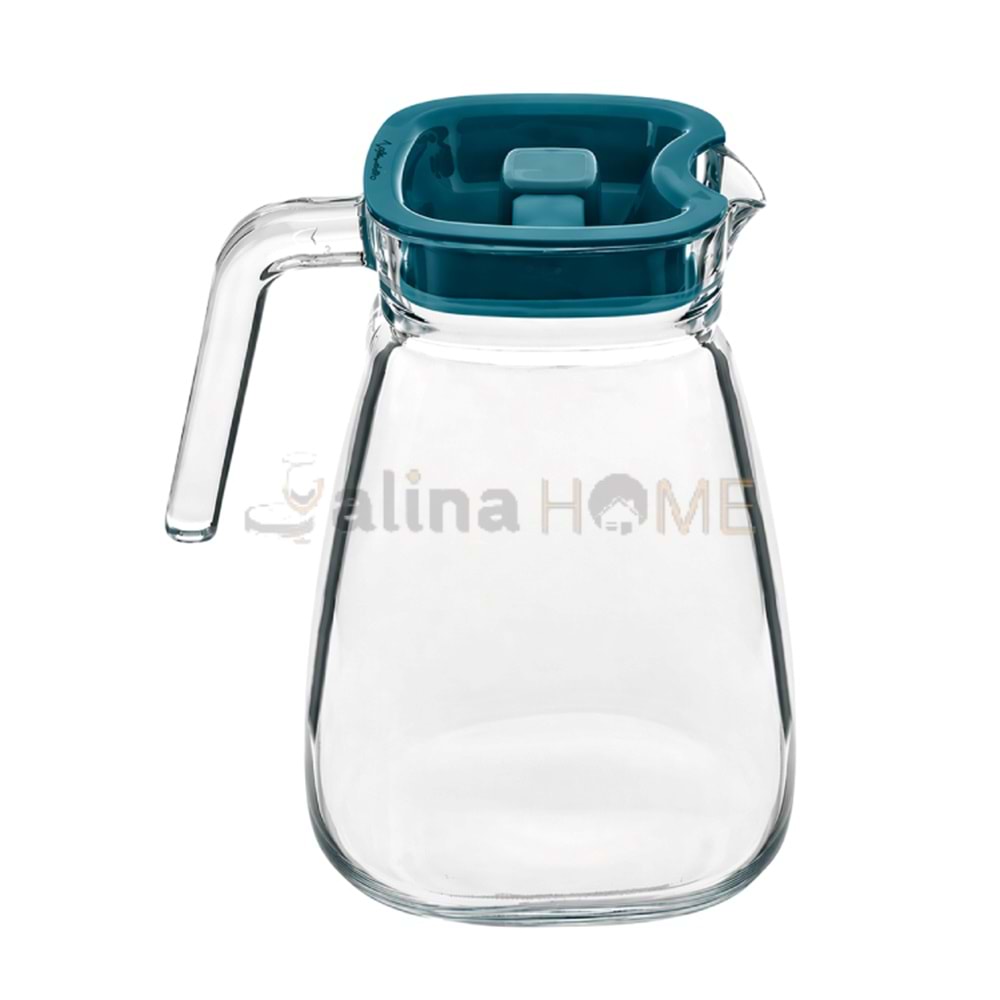 PAŞABAHÇE CAM SÜRAHİ CARRE YEŞİL KAPAK 1800 ML 1*6