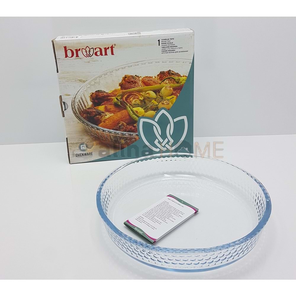 BRART TEPSİ KÜÇÜK YUVARLAK PETEKLİ TEPSİ 26 CM 1*6