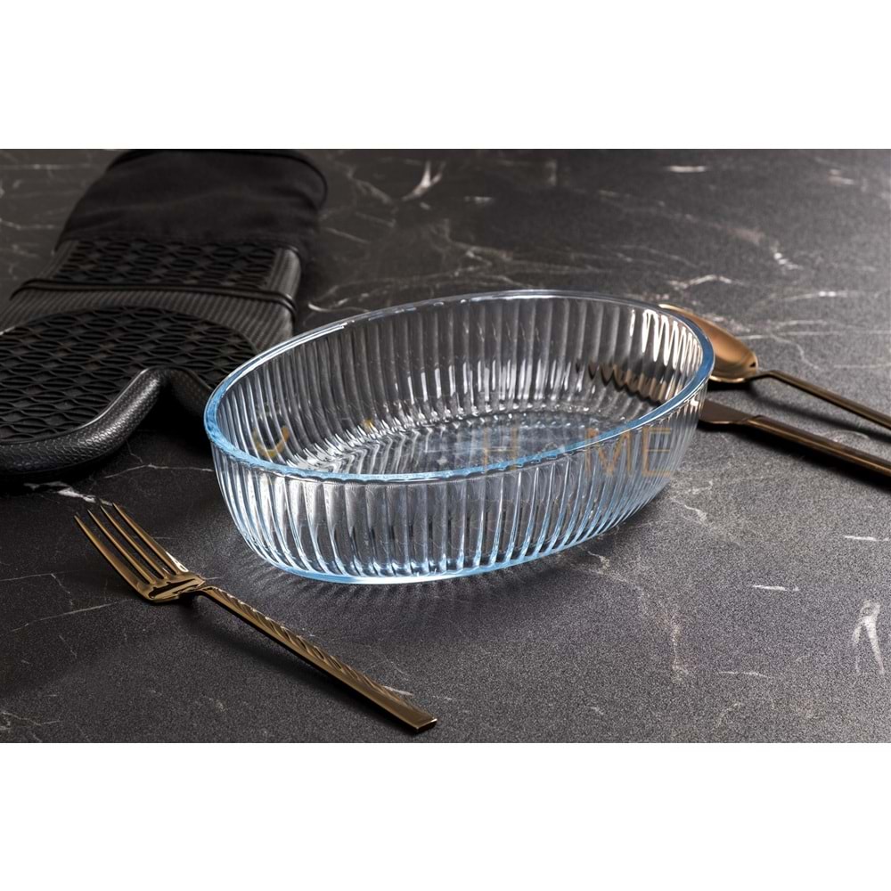 BRART TEPSİ KÜÇÜK OVAL OPTİKLİ TEPSİ 26 CM 1*12