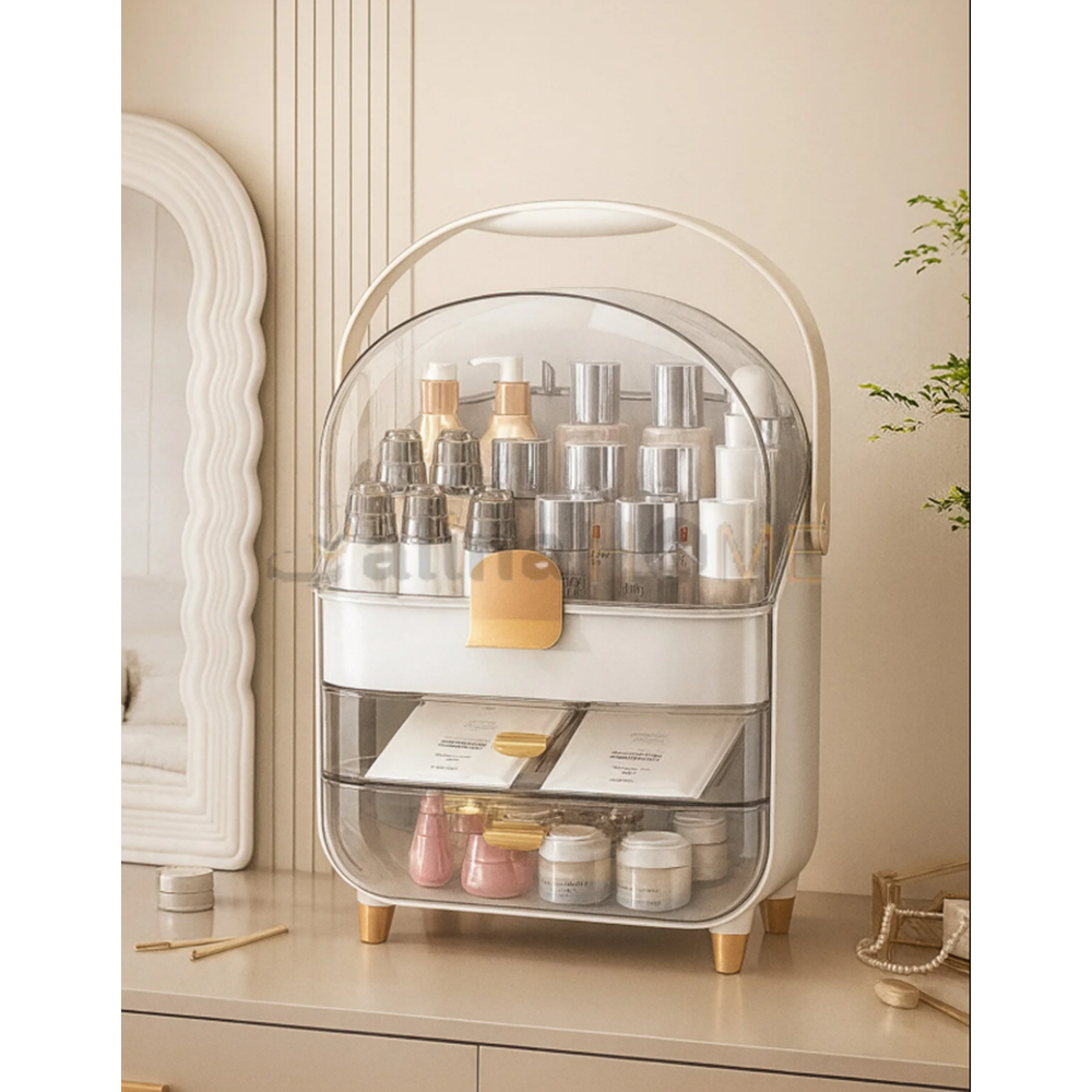 BEE HOME ORGANİZER PREMİUM MAKYAJ ORGANİZERİ OPAK 1*4