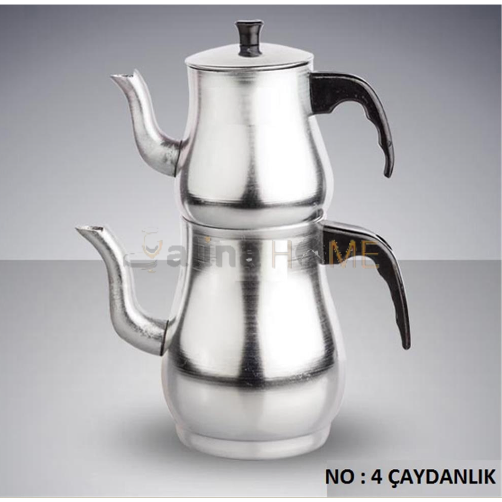 ZEN ÇAYDANLIK ALÜMİNYUM 4 NO KLASİK ÇAYDANLIK 1*30