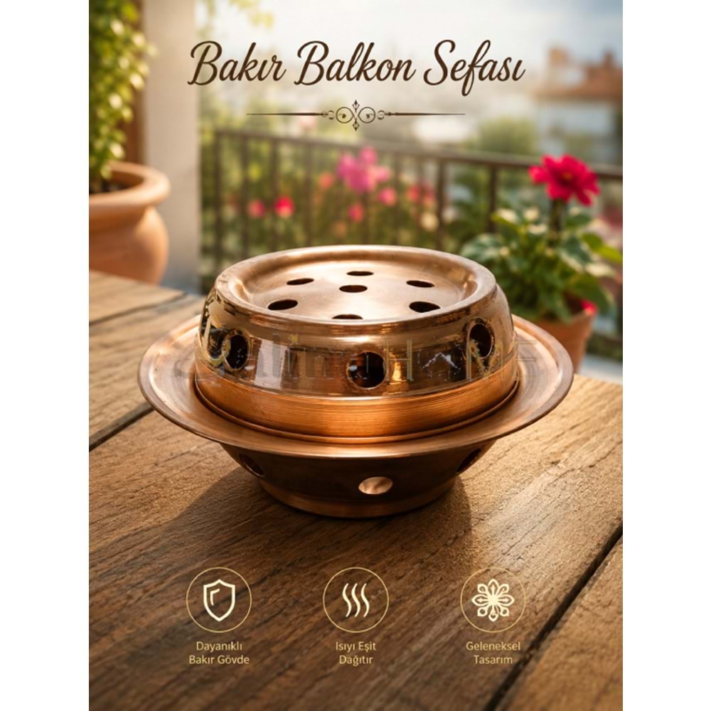ZEN BAKIR BALKON SEFASI BÜYÜK BOY OSMANLI OCAĞI 1*30