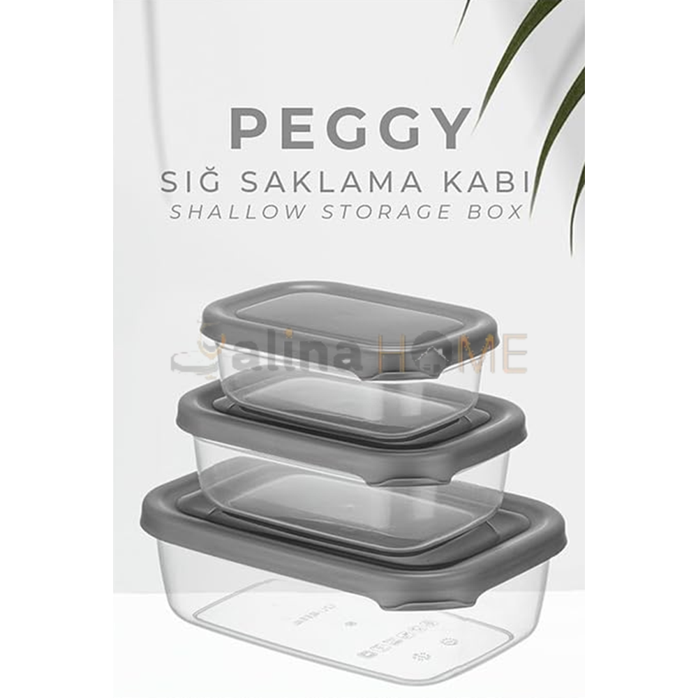 FOLLY SAKLAMA KABI PEGGY SIĞ SET 3 LÜ 2 SET 400-670-1200 ML 1*24