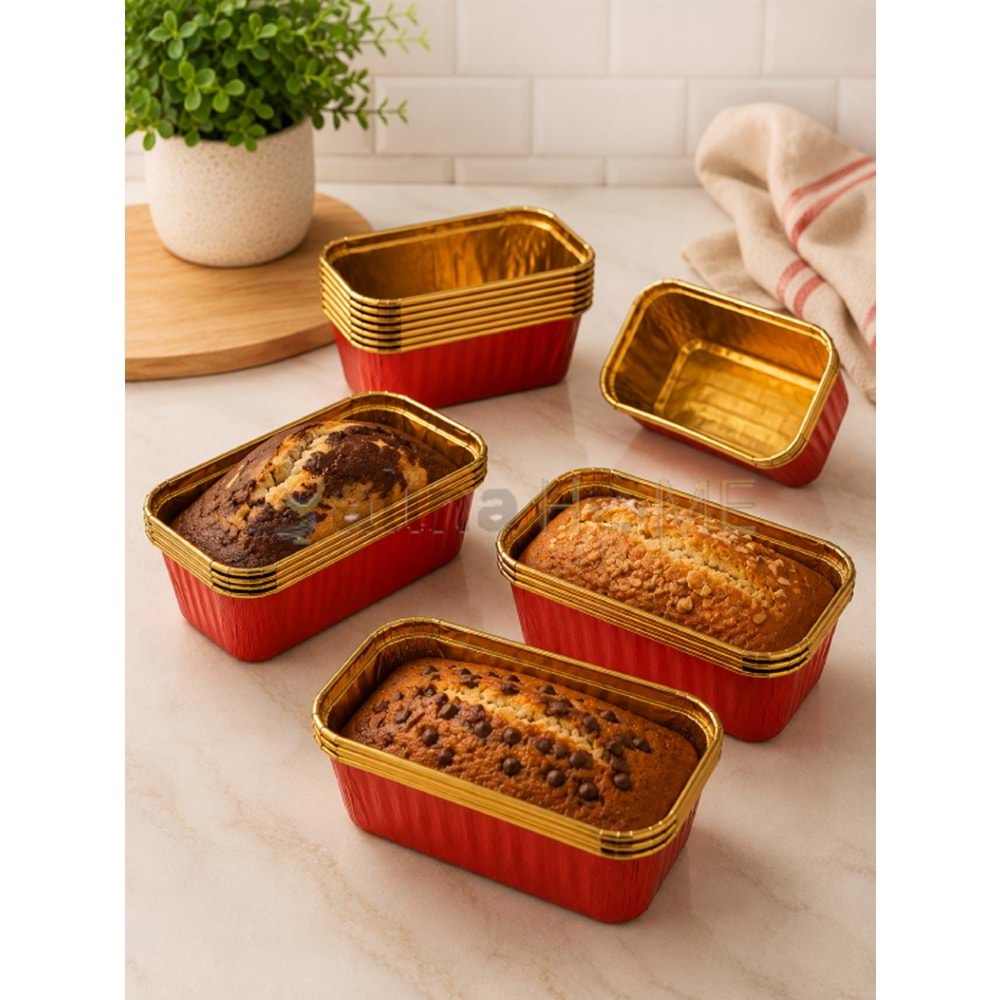 BZD IVORY KEK KALIBI MUFFİN METALİZE DİKDÖRGEN KEK KAPSÜLÜ 1*12