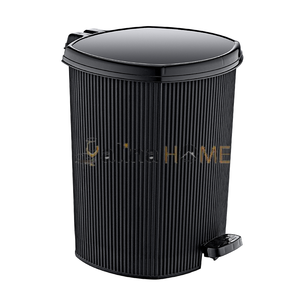 ÖZER ÇÖP KOVASI PEDALLI ÇİZGİLİ 4 NO 20 LT 1*6