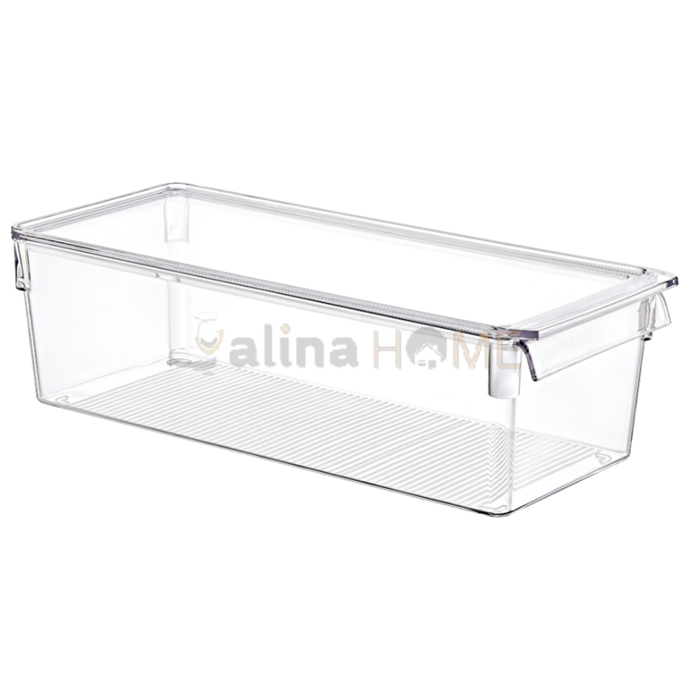 EMHOUSE ORGANİZER TALL CLEAR KAPAKLI 36x15 CM 1*12
