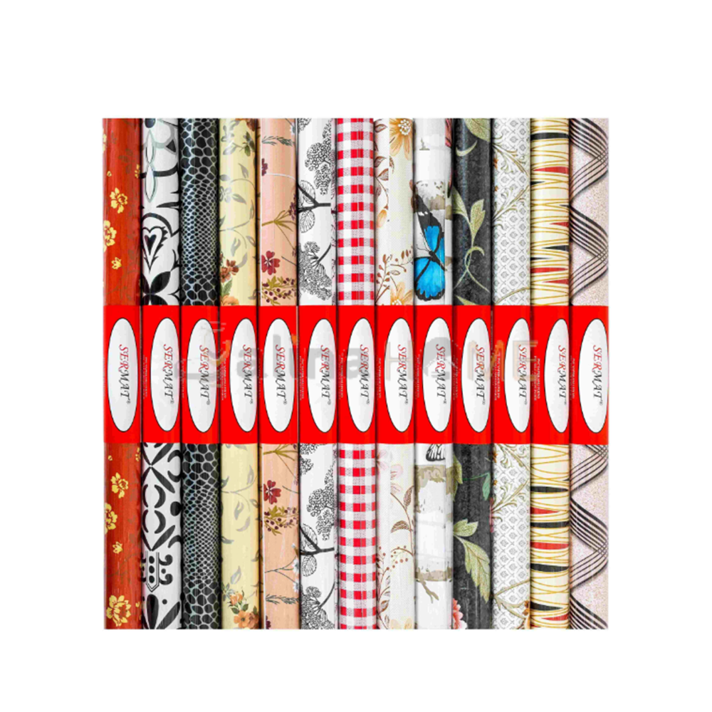 SERMAT YAPIŞKANLI FOLYO AHŞAP 45cm X 2 mt 1*100