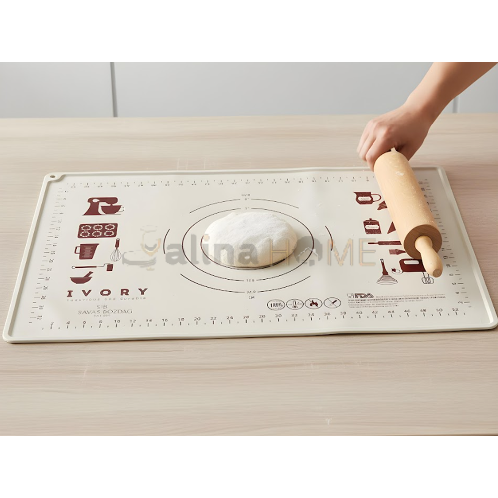 BZD IVORY SİLİKON HAMUR AÇMA MATI 40x60 CM 400 GR 1*50