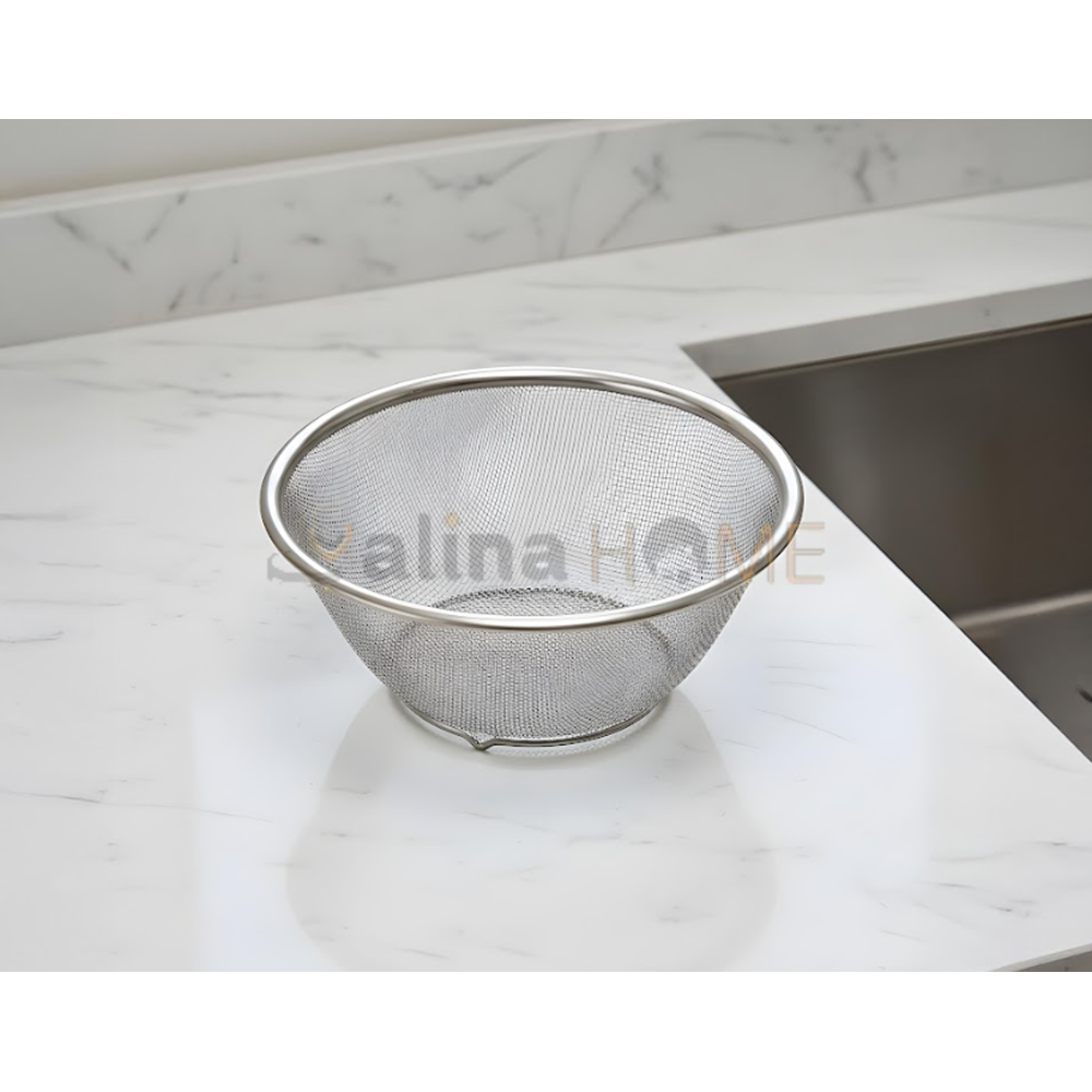 BZD IVORY SÜZGEÇ ÇELİK SEPET 14 CM TEL SÜZGEÇ 1*120