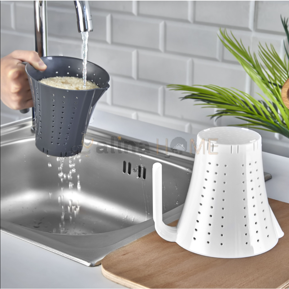 KARALİ PİRİNÇ SÜZGEÇİ SAPLI 1*60