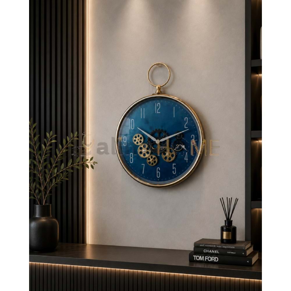 KRD DUVAR SAATİ ÇARKLI MODEL BAKIR 1*6