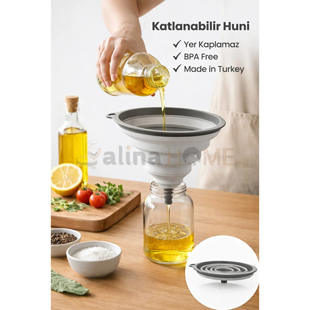 QLUX HUNİ KATLANABİLİR HUNİ 1*12