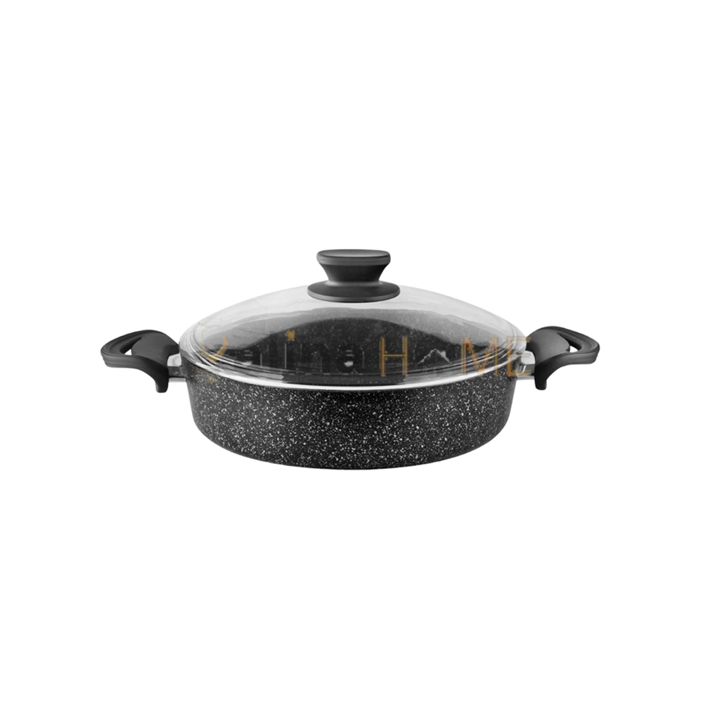 LAVONNİ DİEZ GRANİT BASIK TENCERE EZME BAKALİT KULP 24 CM 1*4