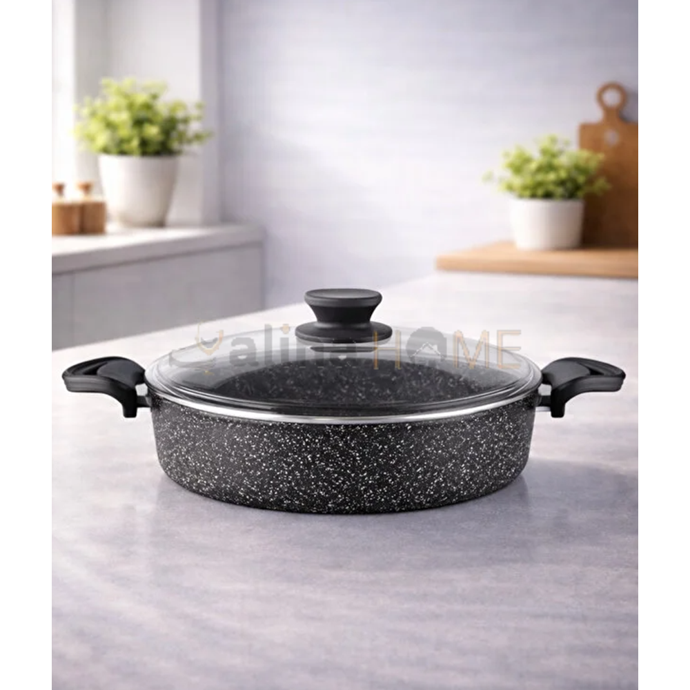 LAVONNİ DİEZ GRANİT BASIK TENCERE EZME BAKALİT KULP 26 CM 1*4