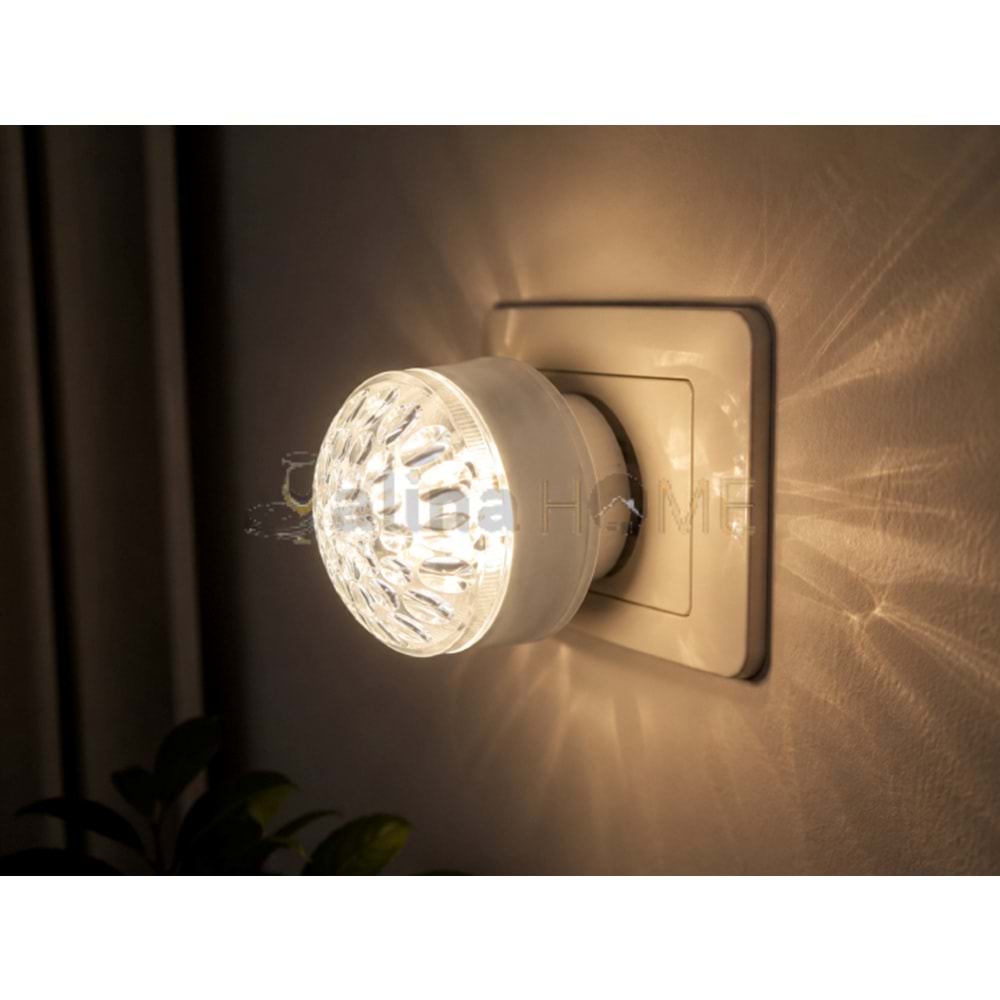 ZMAX GECE LAMBASI KRİSTAL YUVARLAK MODEL 1*60