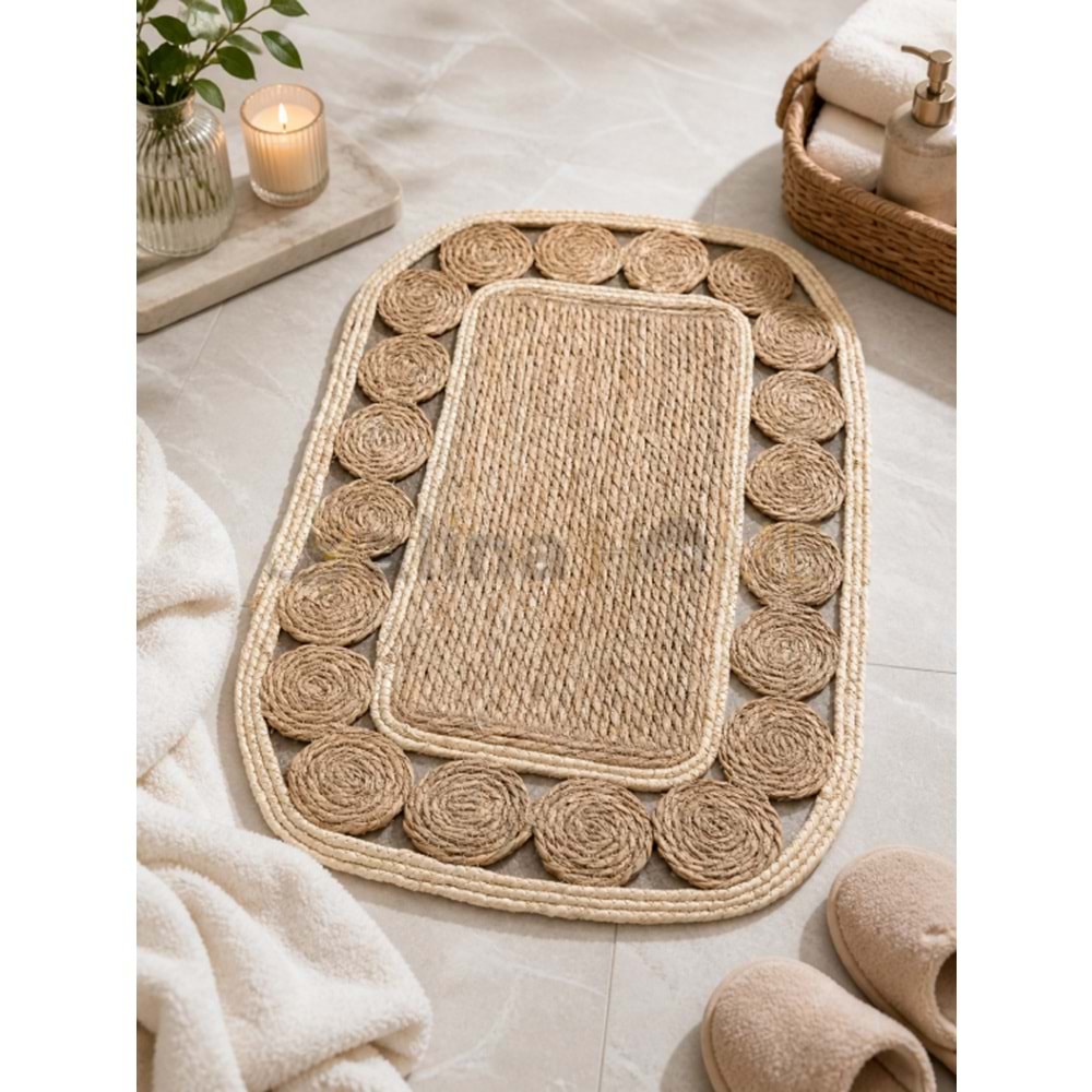 MLN HASIR BANYO PASPASI DİKDÖRTGEN 90x60 CM 1*20