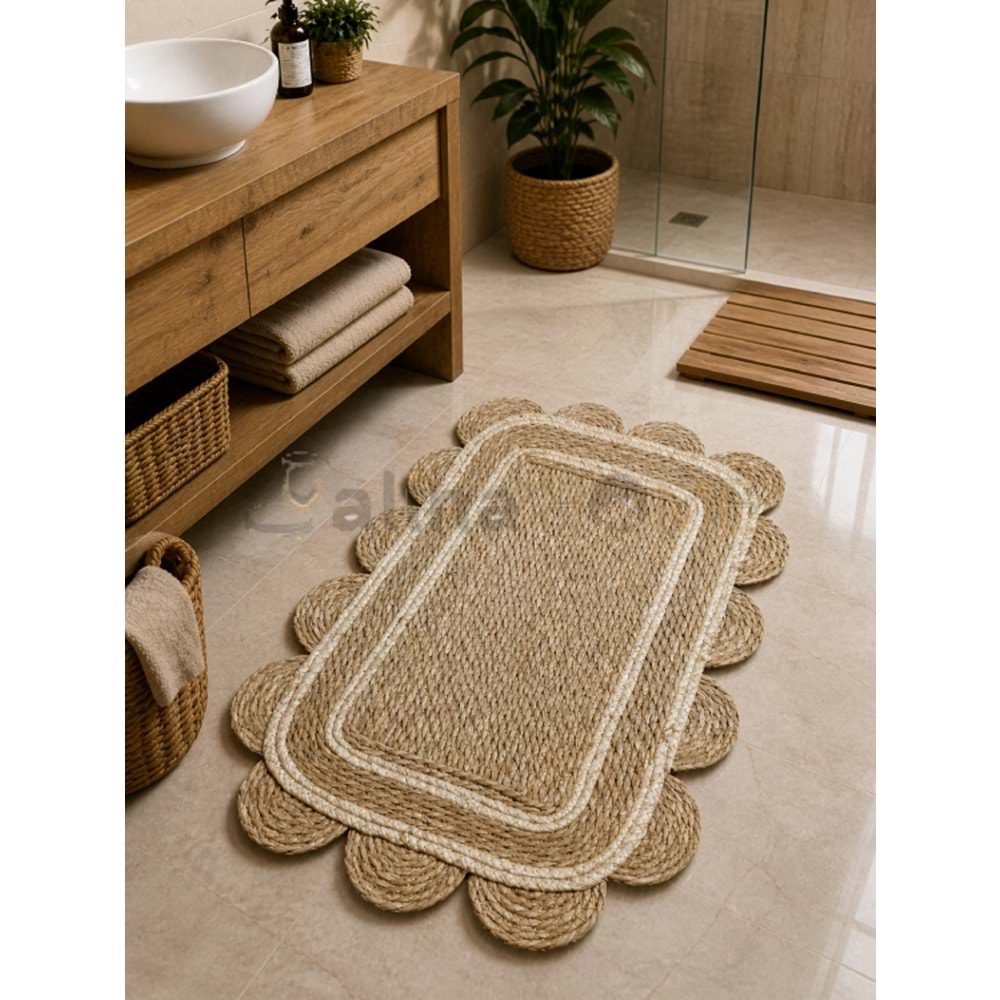 MLN HASIR BANYO PASPASI DİKDÖRTGEN 90x60 CM 1*20
