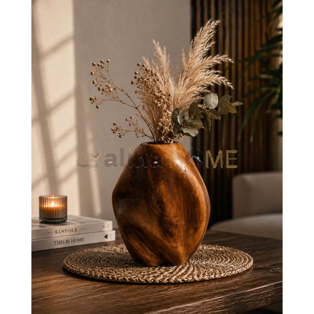 MLN SERAMİK VAZO DALGALI MODEL 18 CM 1*18