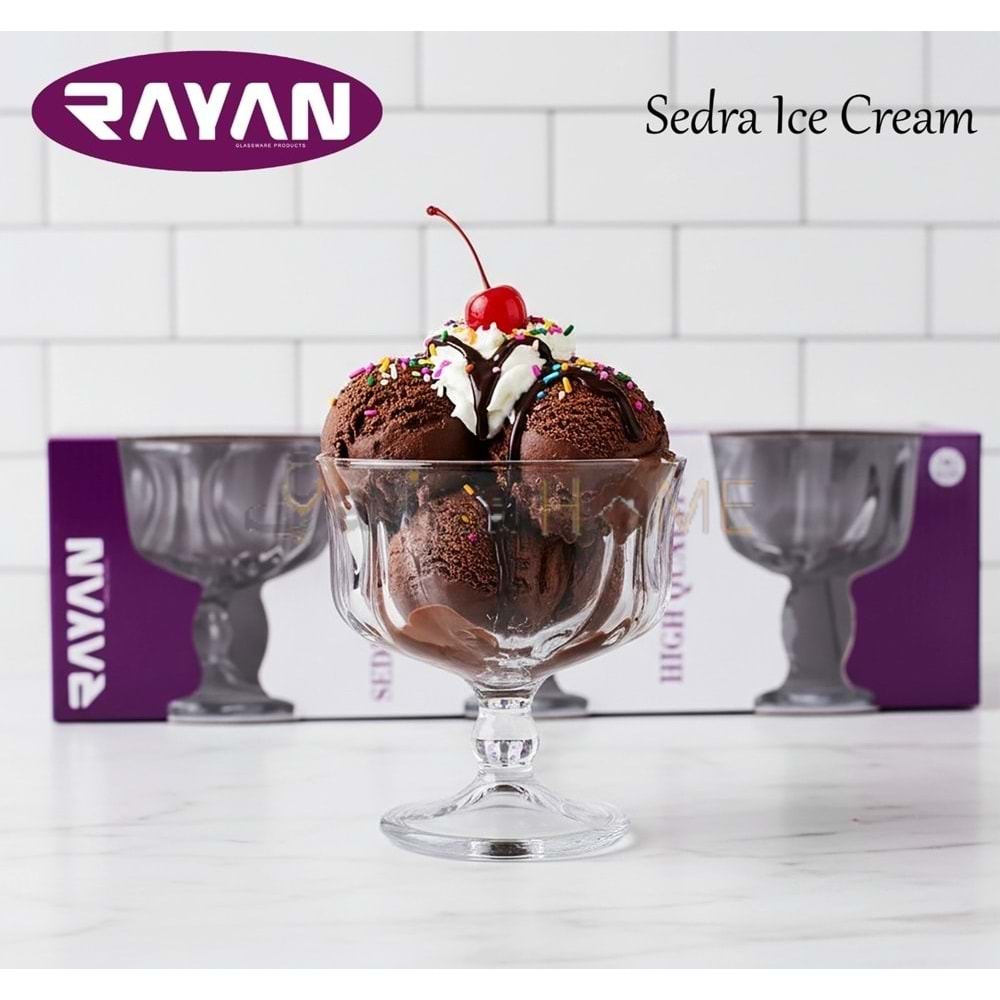 RAYAN CAM DONDURMALIK SEDRA 3 LÜ ICE CREAM 1*12