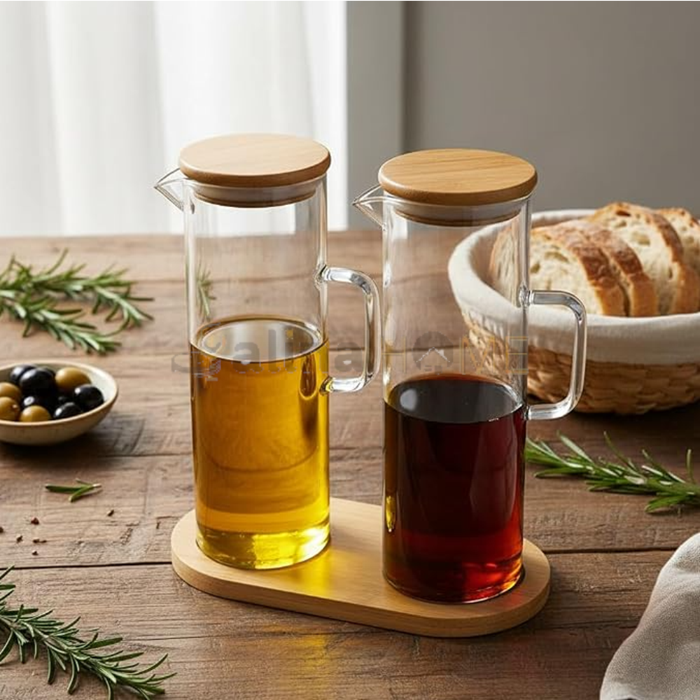 WRDY CAM YAĞLIK BAMBU ALTLIKLI 2 LI 500 ML 1*24