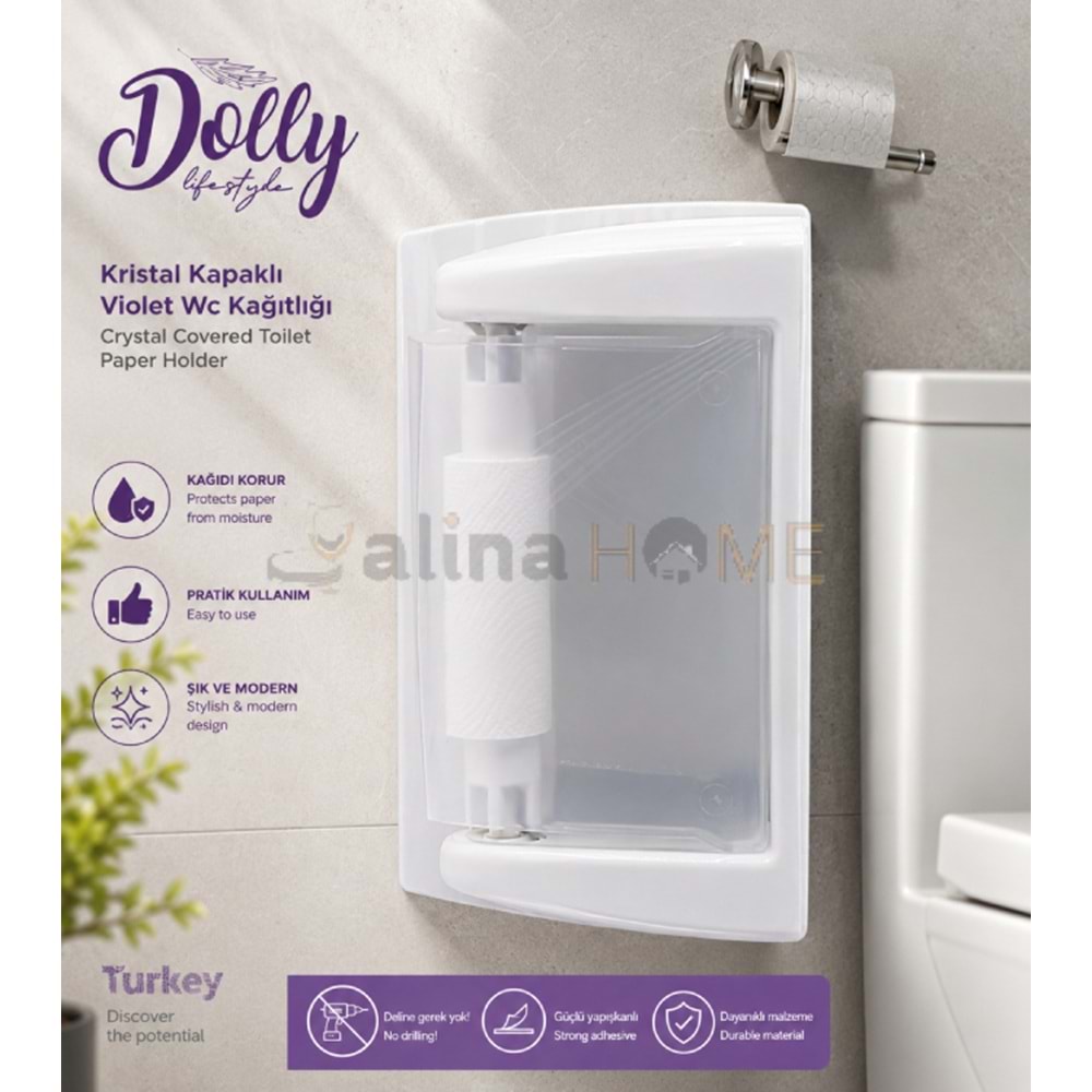 DOLLY WC KAĞITLIK Y-086 KAPAKLI WC KAĞITLIK 1*24