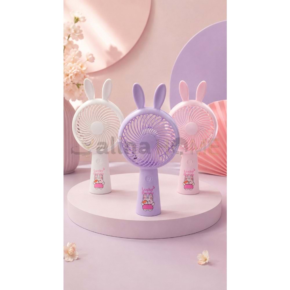 PANGO MASA ÜSTÜ MİNİ EL FANI USB ŞARJLI IŞIKLI 10015 1*36