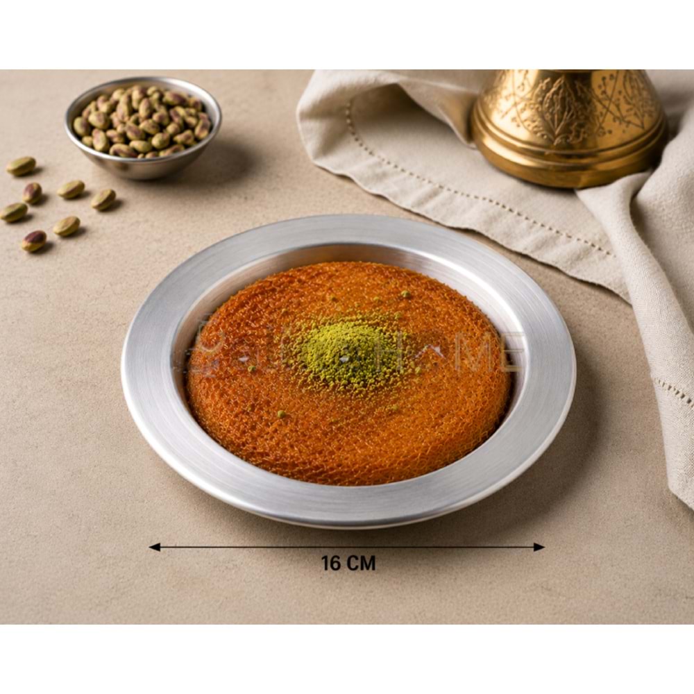 ZEN TEPSİ ALÜMİNYUM 16 CM KÜNEFE TEPSİSİ 1*100