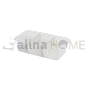 DÜNYA BUZDOLABI ORGANİZER ŞEFFAF 3 BÖLMELİ 6 LT 37x19x11 CM 1*24