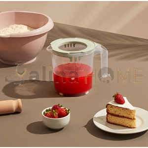 DÜNYA MİKSER KABI KAPAKLI 1600 ML 1*24