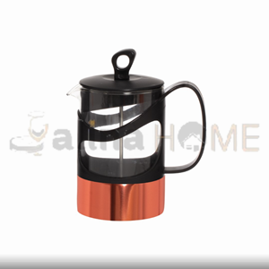 HEREVİN FRENCH PRESS CAM BAKIR DESENLİ 600 ML 1*10