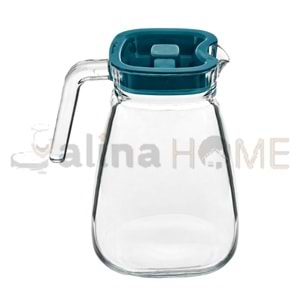 PAŞABAHÇE CAM SÜRAHİ CARRE YEŞİL KAPAK 1800 ML 1*6