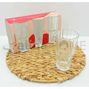 PAŞABAHÇE SERENITY 3 LÜ MEŞRUBAT BARDAĞI 375 CC 1*8