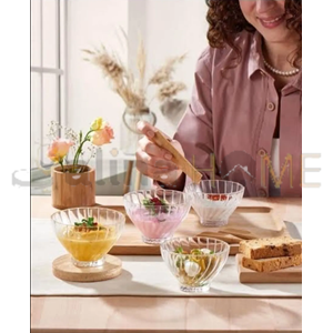 PAŞABAHÇE KASE BOUQUET 2 Lİ TABAKLI KASE 1*6