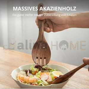 BZD IVORY AKASYA AHŞAP SALATA KAŞIĞI 26 CM 1*12