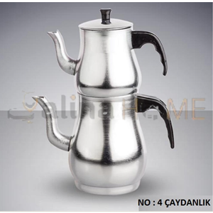 ZEN ÇAYDANLIK ALÜMİNYUM 4 NO KLASİK ÇAYDANLIK 1*30