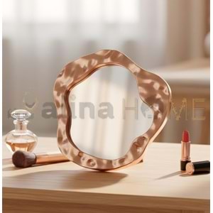 BZD GOLDEN ANGEL MAKYAJ AYNASI METALİZE AYAKLI 1*72