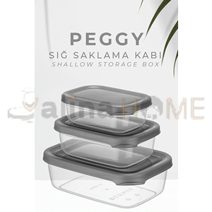 FOLLY SAKLAMA KABI PEGGY SIĞ SET 3 LÜ 2 SET 400-670-1200 ML 1*24