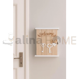 DECOREV AHŞAP ANAHTARLIK KUTUSU 6631 1*28