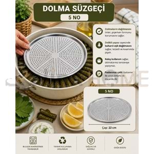 ZEN LİFE KROM DOLMA SÜZEK 5 NO 22 CM 1*50