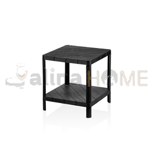 DEMPA MODÜLER TREND DİKDÖRTGEN RAF ÜNİTESİ 2 KATLI SİYAH 1*6