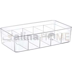 EMHOUSE CLEAR 5 BÖLMELİ ORTA ORGANİZER 30X16X7,5 CM 1*12