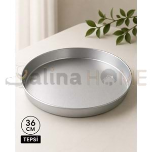 ARKOM ALÜMİNYUM KORDONLU FIRIN TEPSİ 36 CM ELOKSALLI 1*25