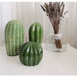 GLD SERAMİK İKEA MODEL 3 LÜ KAKTÜS SET 1*24
