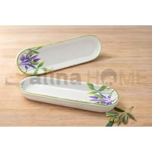 ALİNA HOME HANIMELİ OVAL ZEYTİNLİK 23X6,5 CM 1*32