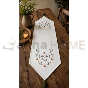 İNCİ HOME KETEN RUNNER RANIR 40x106 CM 1*10
