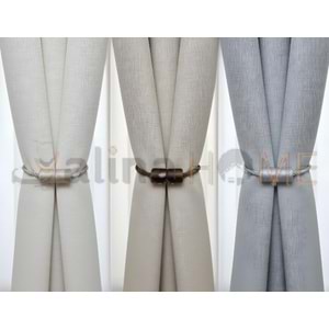 BZD IVORY PERDE TOKASI İPLİ TEKLİ 1*12
